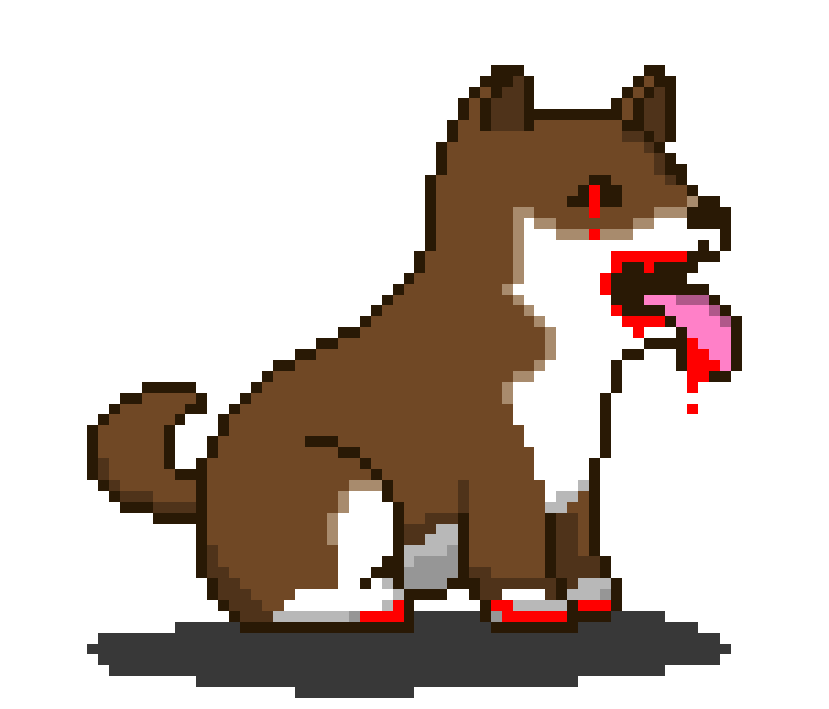 [d5ee4d] Bloody Puppy Pixelized