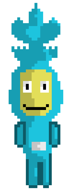 [9664c4] 8-bit Swordy Teletubbie OC