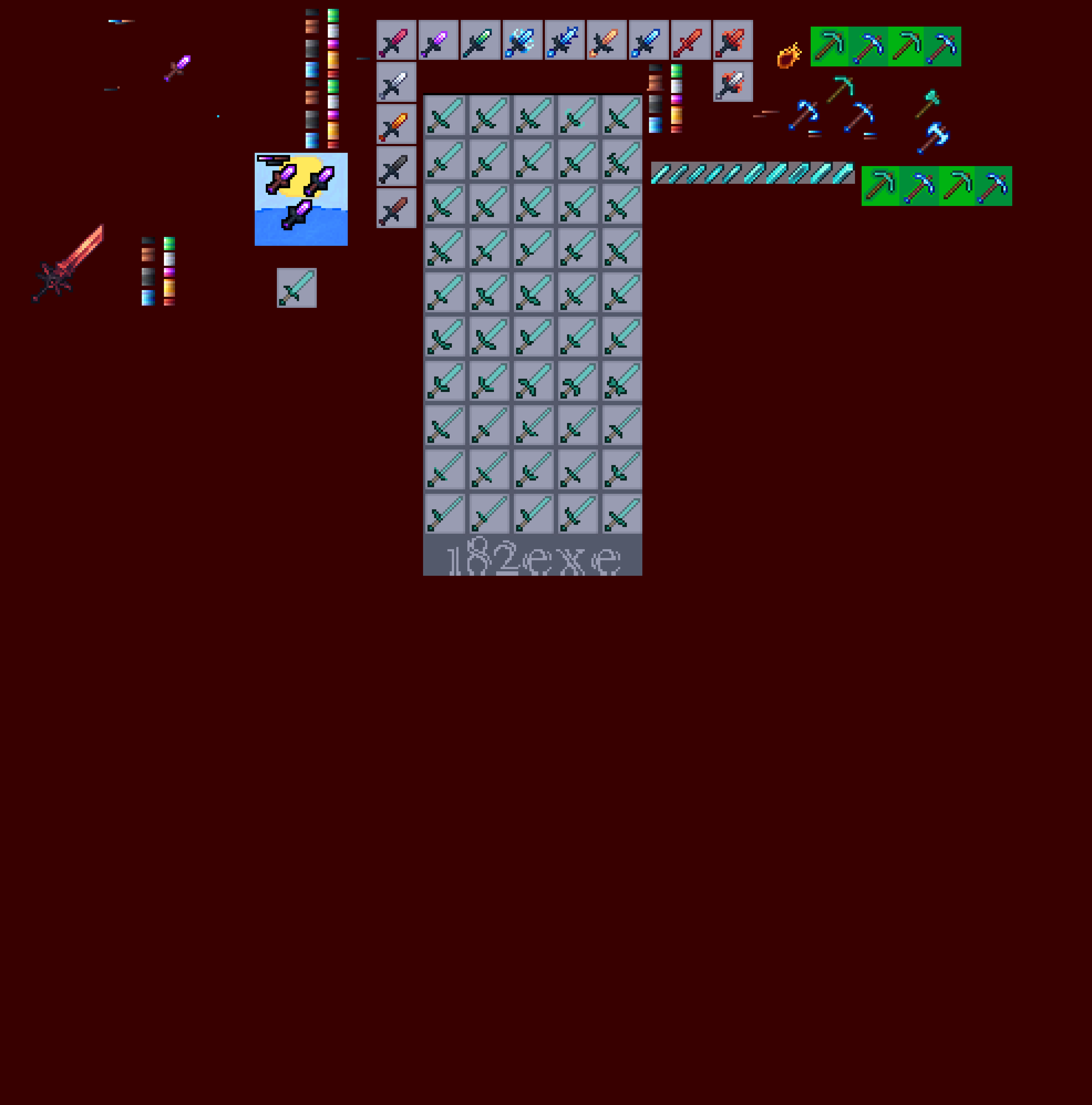 [4dec42] My pixel art station.