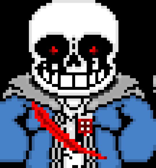 [b7db12] murderer sans phase 2(killer after murder time trio)- amongus man