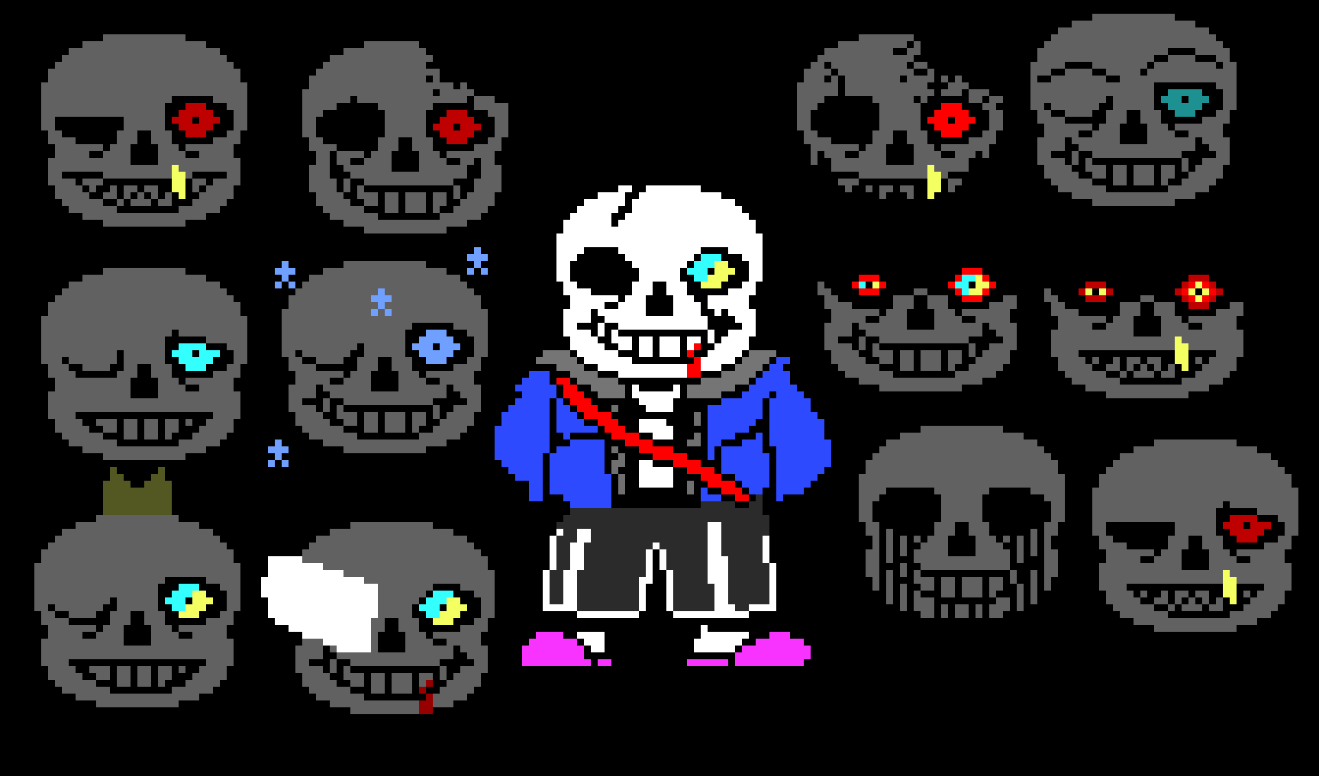 [d2b779] sans getting help form other AU's