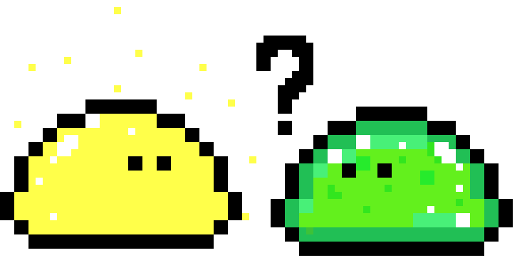 [b1ead8] Gold Slime and Green Slime