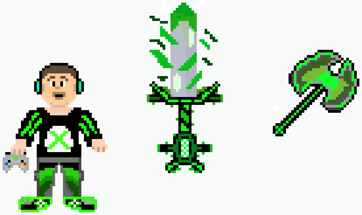 gamer boy and his xbox weapons
