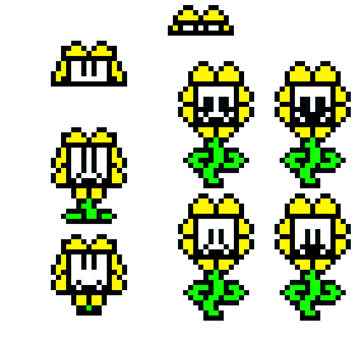 [a44c17] Flowey flowers and Frisk