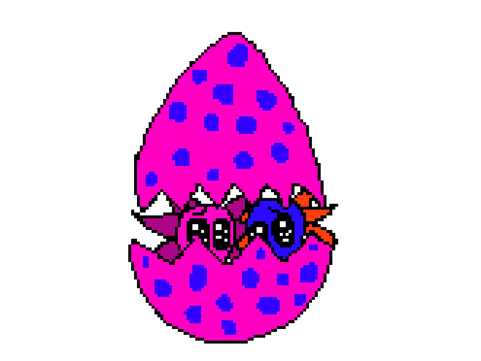 [5fc5f8] Sharing an egg together. (probably hiding from cyber xD