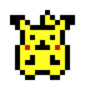 [9664c4] pixel pikachu