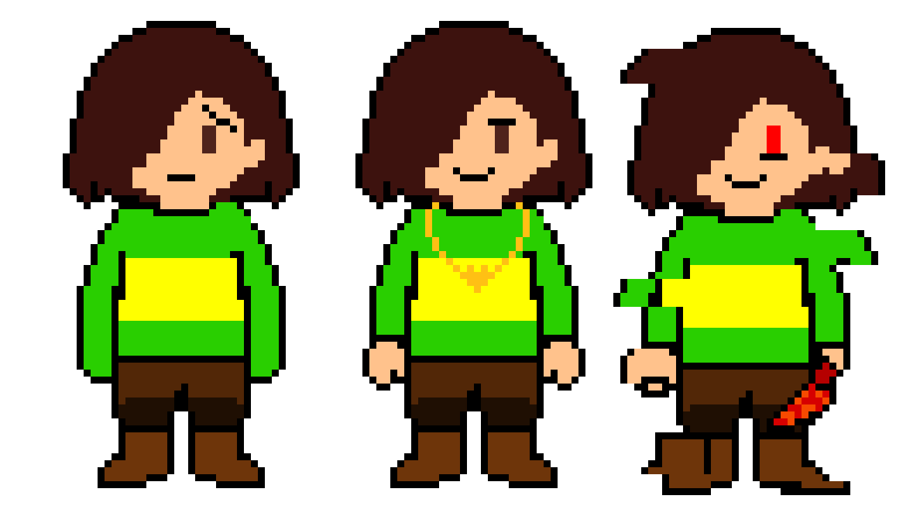 [9664c4] Different Stages of Chara