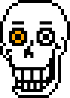 [7f620b] Underswap Papyrushead 5-OrangeEye