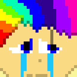 * crys more and more*-toddler rainbow