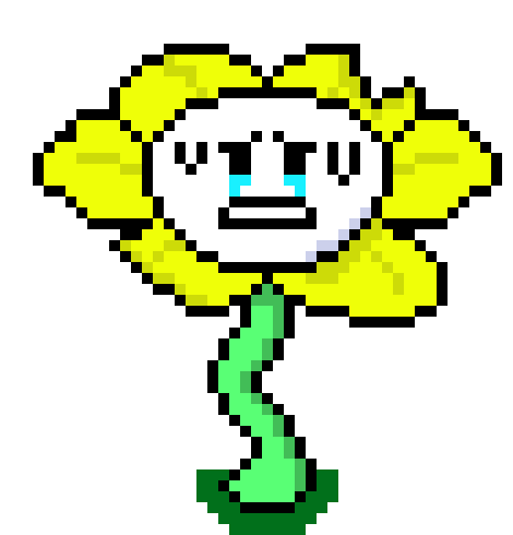 [581fb9] *Flowey is still shaking as he goes into the ground*