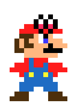 Modernised 8-bit Mario 