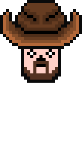 [9664c4] cowboy head