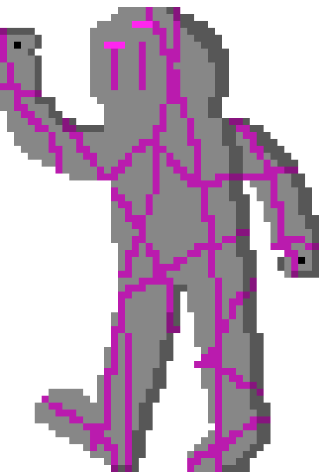 [9664c4] Golemite golem (attack animation frame 1)