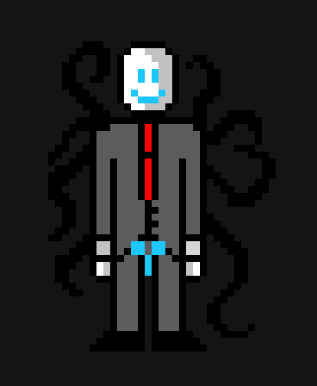 [9664c4] Slender pixel art