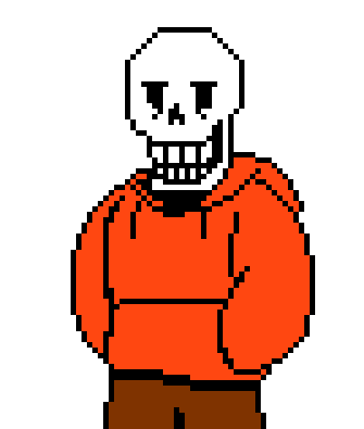 [e6d58b] Underswap Papyrus Sprite.
