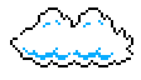 [987a9a] Super Mario Bros Cloud Sprites