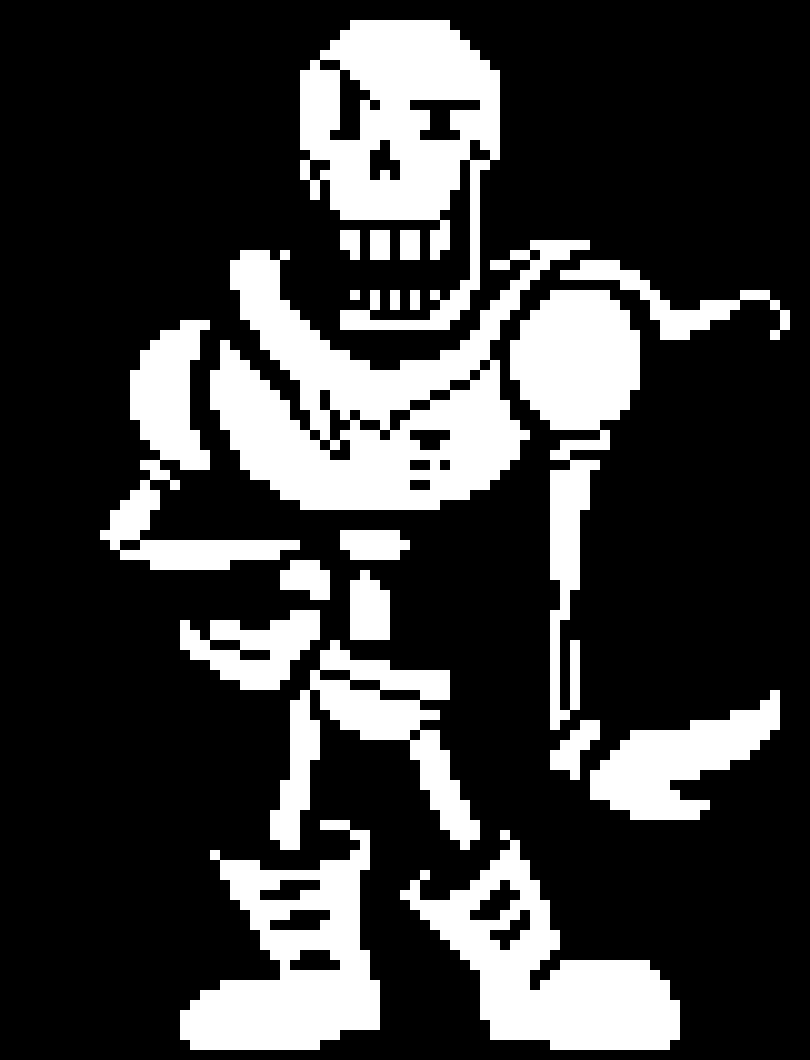[f52639] Undertale Papyrus sprite