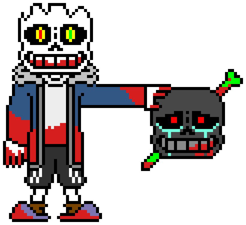 [d6b045] ??? Sans: *Uses 1% of use power to break the trapdoor open*