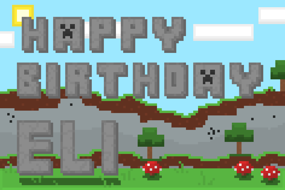 Minecraft Card
