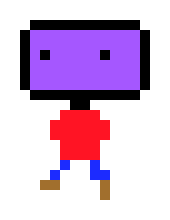 [8b81b8] Bob walk left clothed