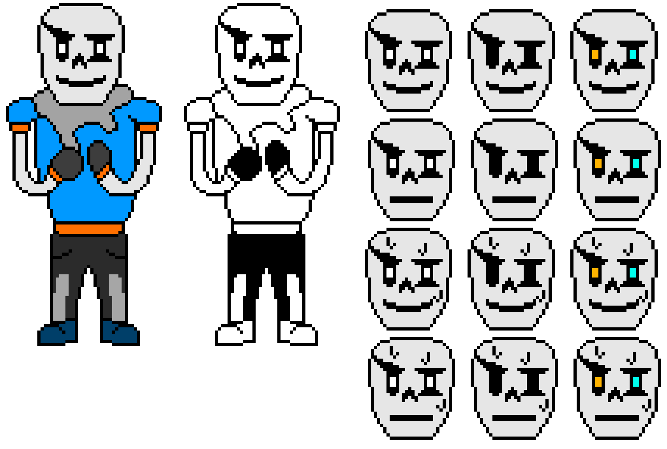 [9664c4] Ariel - Battle Sprite (with Faces)