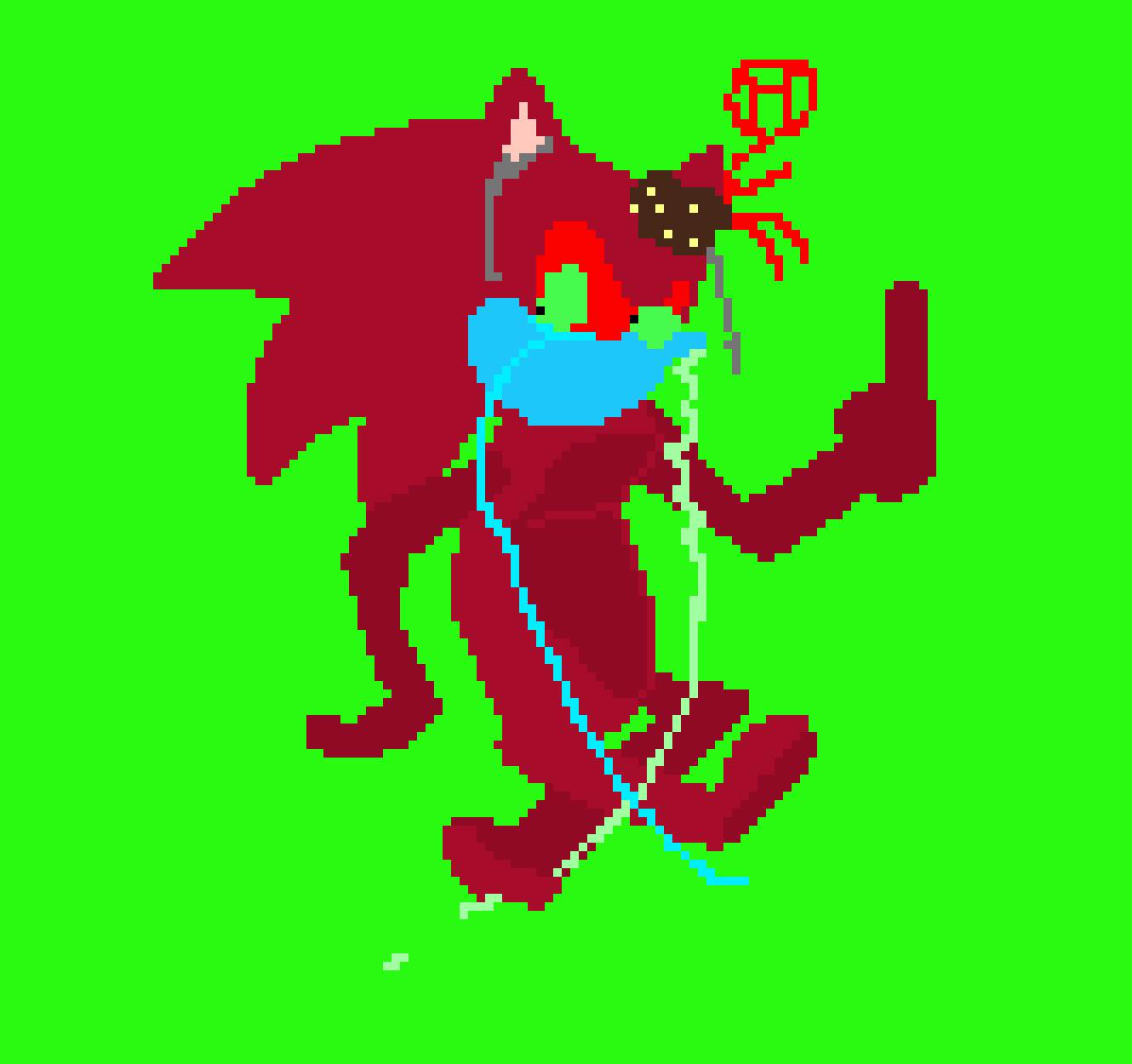 [53a360] Dumbass bitch ass Sonic furfag oc forgot to stop recording