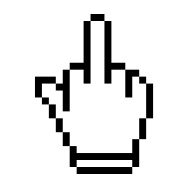 [45c371] Middle Finger Cursor