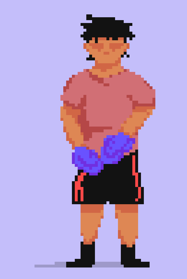 [9df770] okay so the situation is: You are fighting this boxer named Randall Tex Cobb in a boxing match, what will you do to win against him