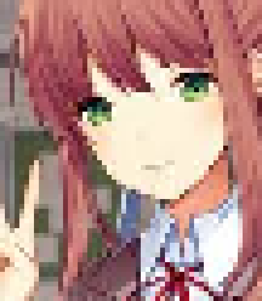 [d936de] I wish I could make her grin All she wants are things back the way they've been She's depressed and stressed And she's feeling blue So I don't want Sayori hanging around you