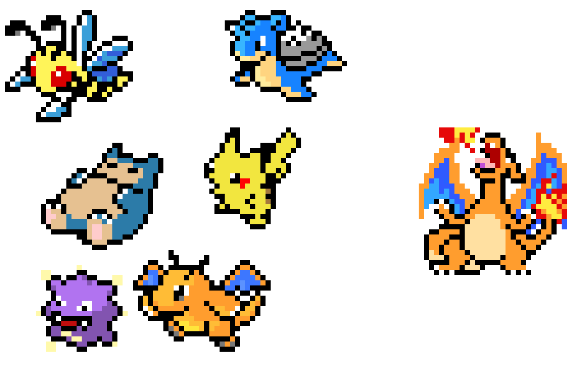 [9664c4] Pokèmon Pixel Art
