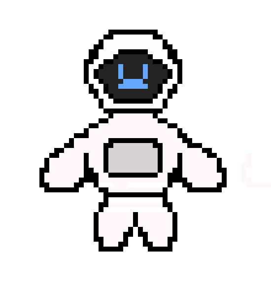 [6e4c48] astronaut sprite DONUT INVASION