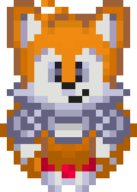 [9c5fa2] Tails Running Forward sprite 1