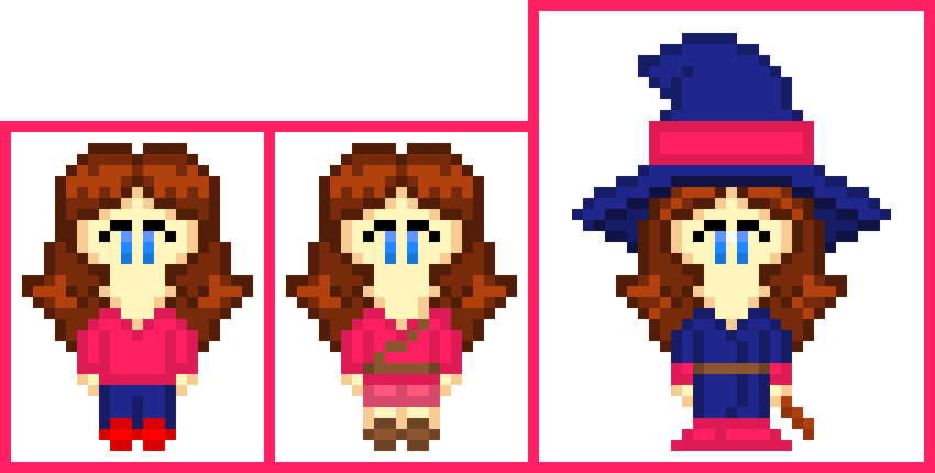 glamgames miitopia variant sprite pack