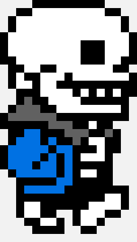 [ea8bdd] UnderTale - Sans sprite sheet(isaac)a1