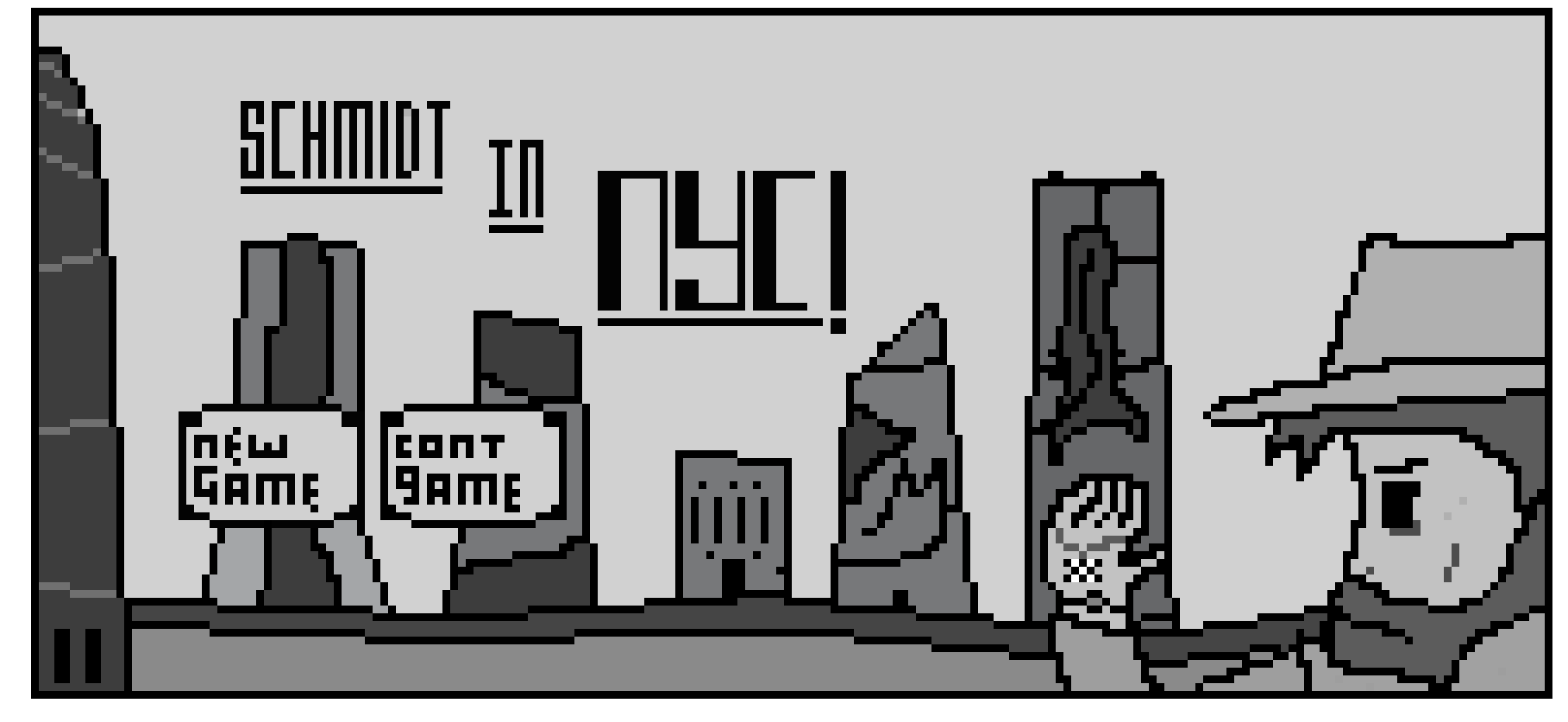 [9664c4] Schmidt in nyc title screen (complete)