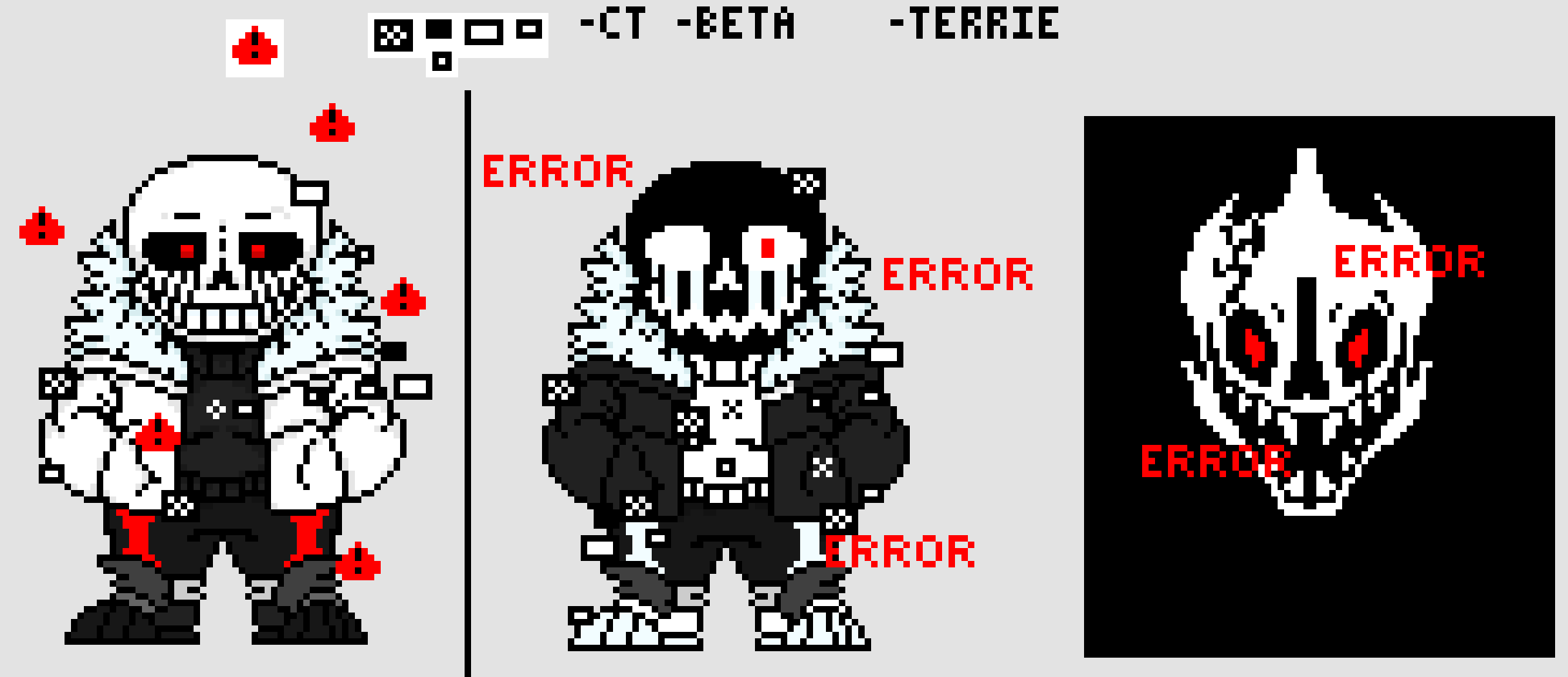 [000885] Goddammit... im CT and this is Alpha Corruption Sans