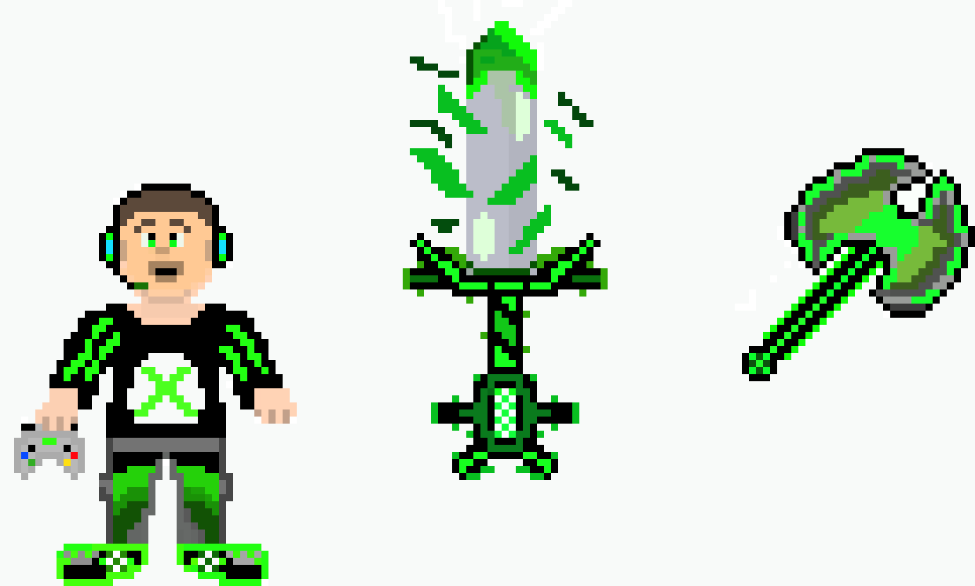 [4495bb] gamer boy and his xbox weapons