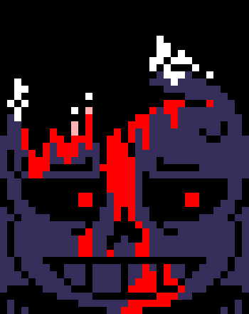 [7ce906] *(Demented continues looking for food.) -HorrorTale Sans