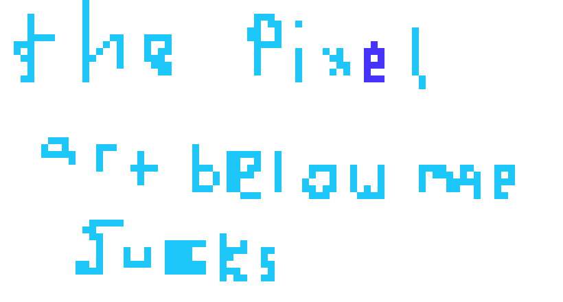 [9664c4] the pixel art below me sucks