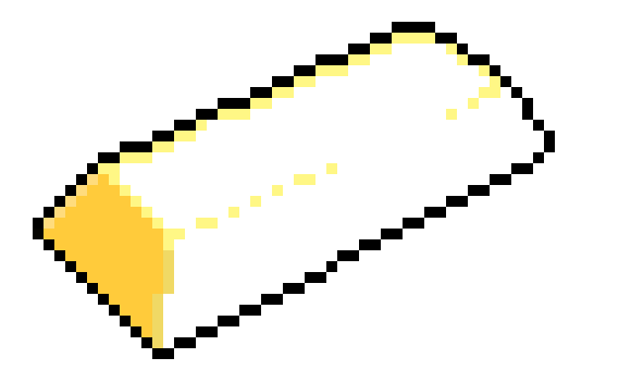 [6bda34] unfinished gold bar
