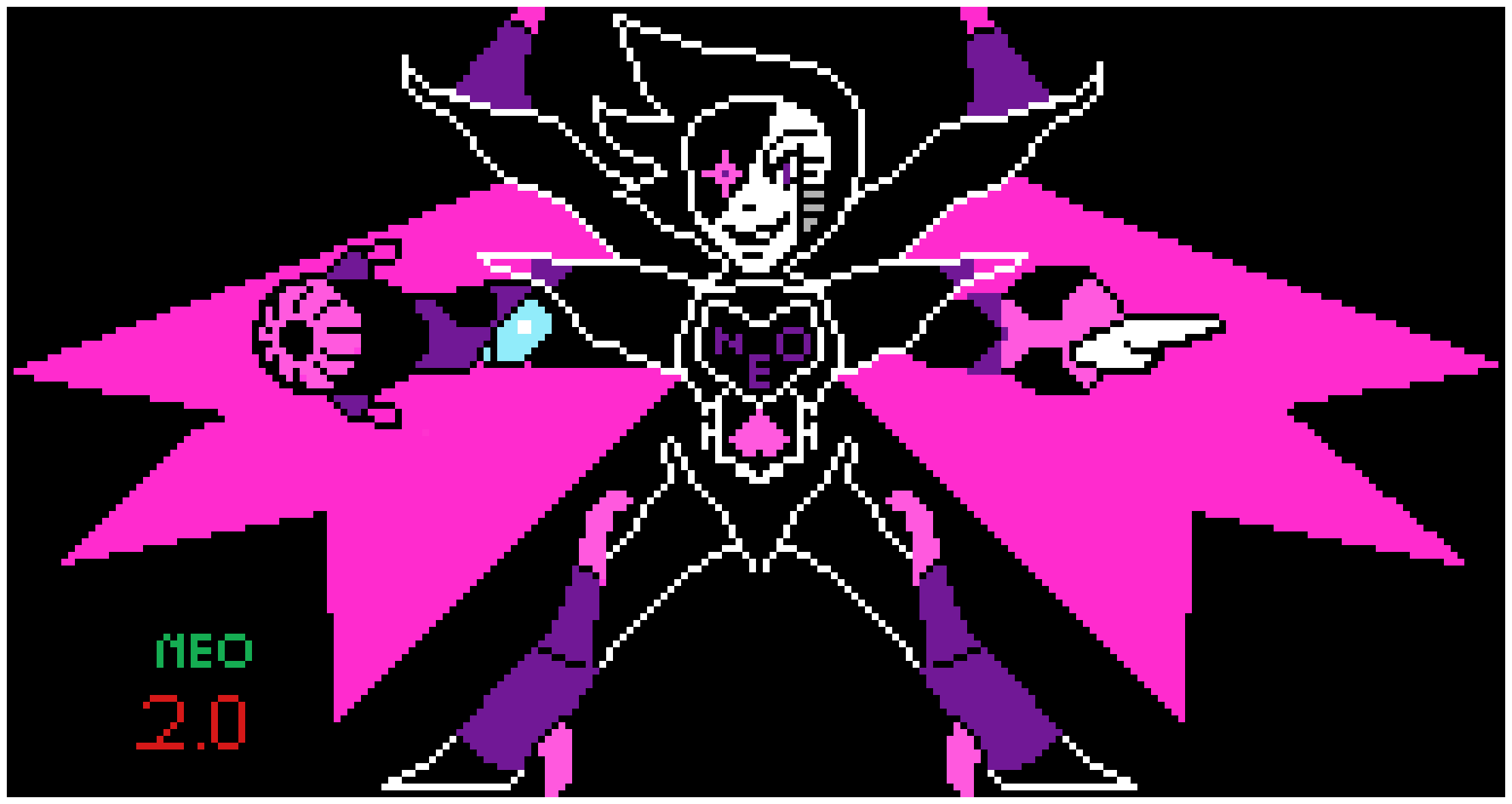 Mettaton NEO 2.0 battle sprite