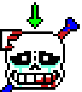 [d6b045] (If Insanity!Jacob Kills Acid because he hates him.... So who does England Sans Kill?) [And yes there is an Arrow pointing to the head]