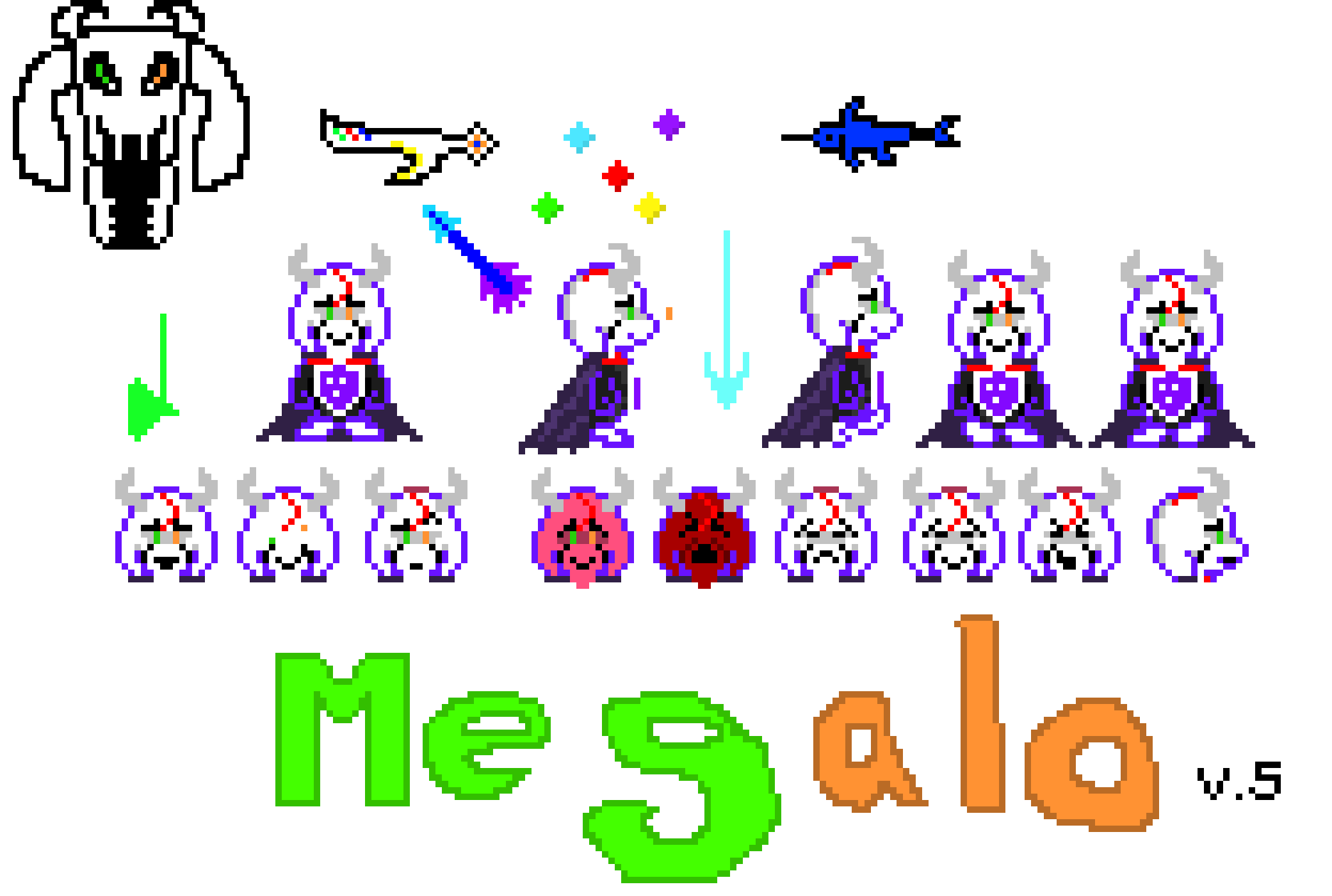 Asriel Dreemurr Nova Megalo reupload