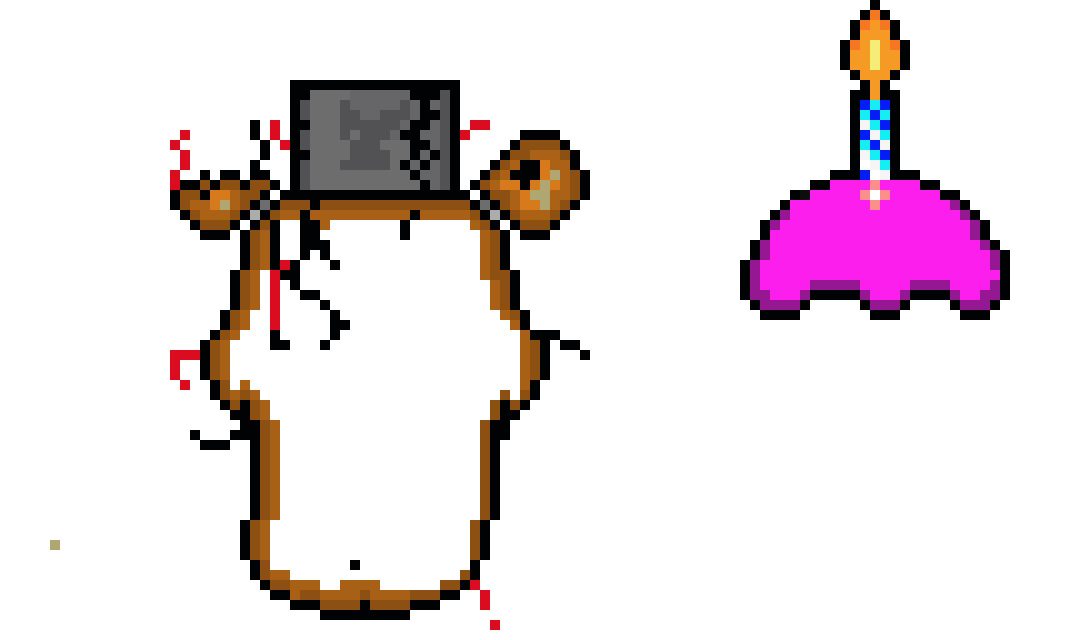 [9664c4] Nightmare freddy fazbear original and cupcake