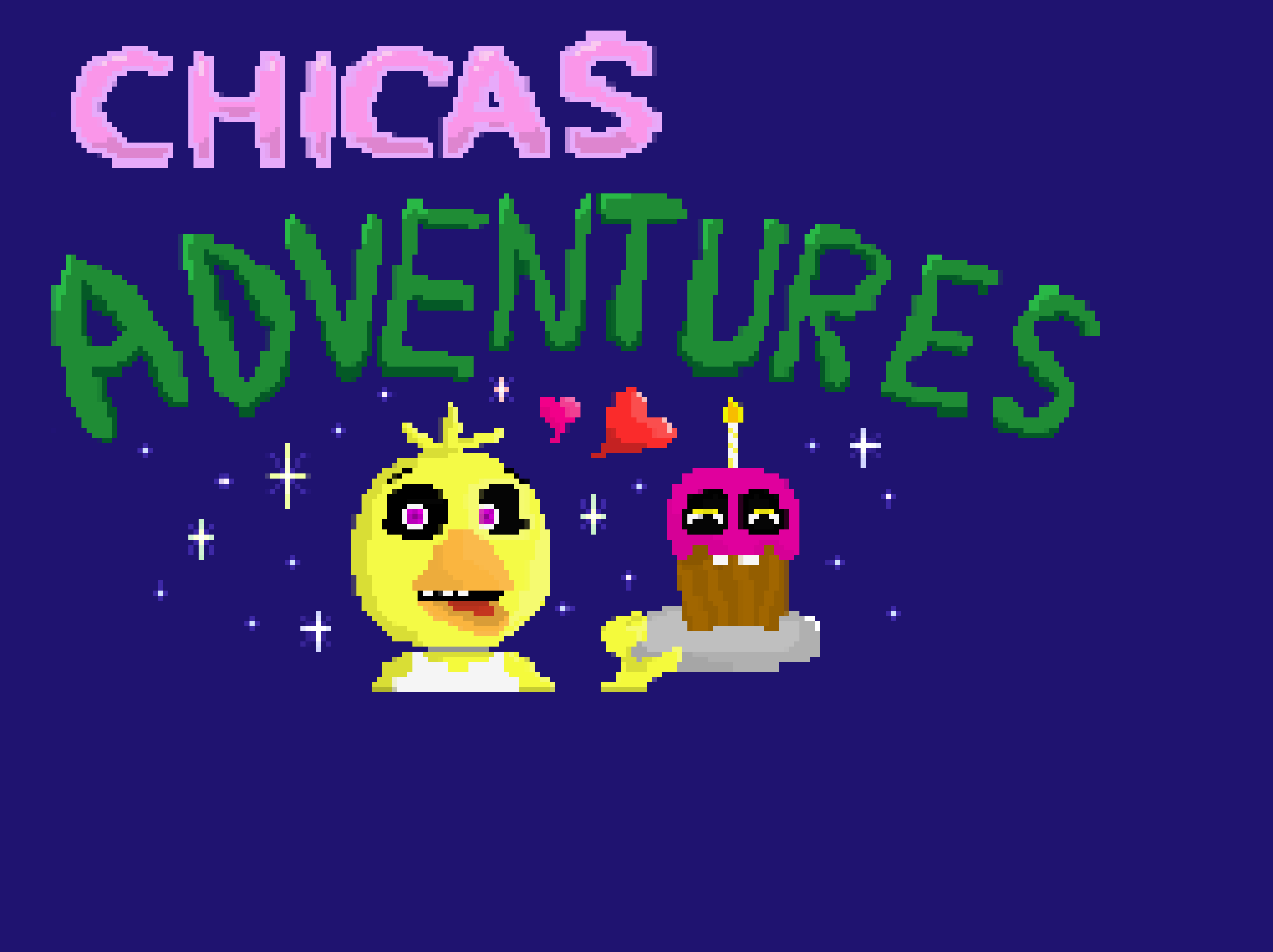 [548feb] Title Screen for Chicas Adventures