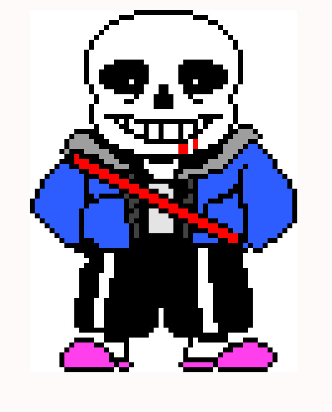 [b4c16a] sans the skeleton: Damaged