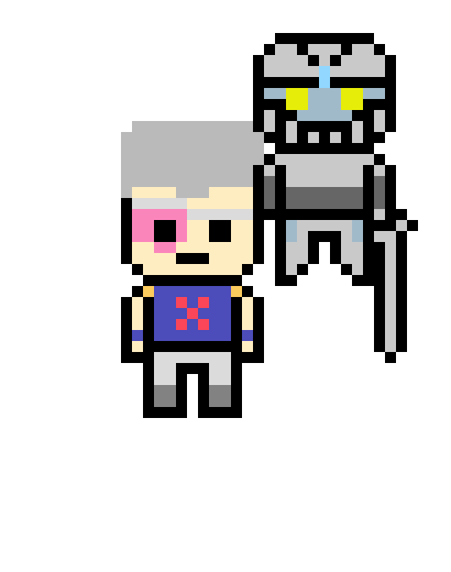 [09c9ab] danganronpa pixel polnareffsilverchariot5