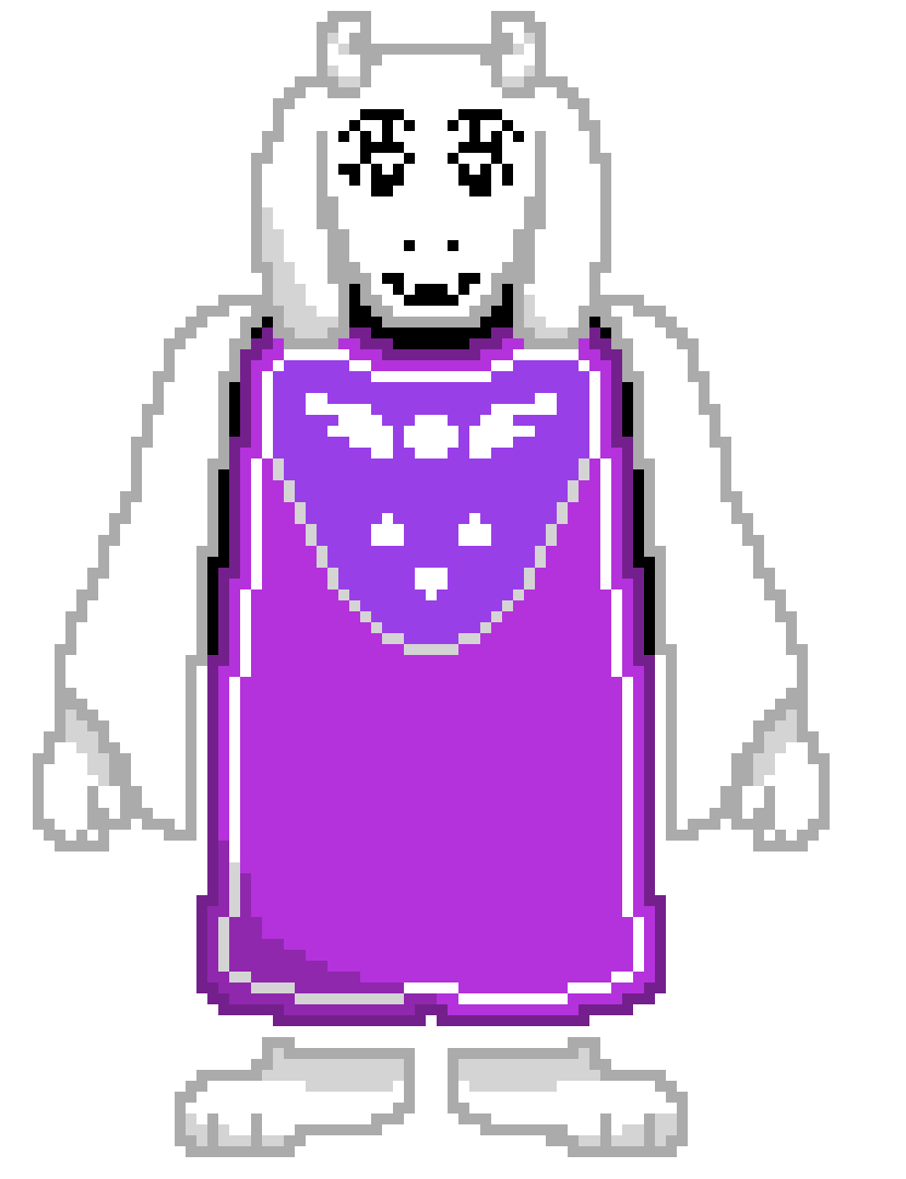 Undertale Toriel sprite