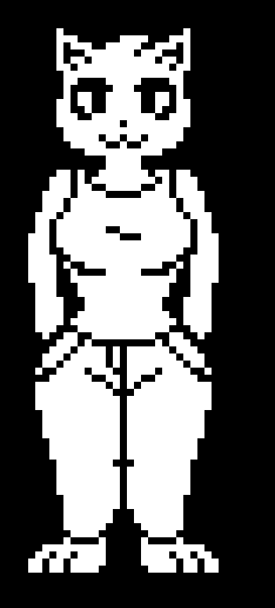[b44d76] anyway, for Amaris's  redesign, ijus made her fluffier,  added cheek floof, and,  well, gave  her  a  tail