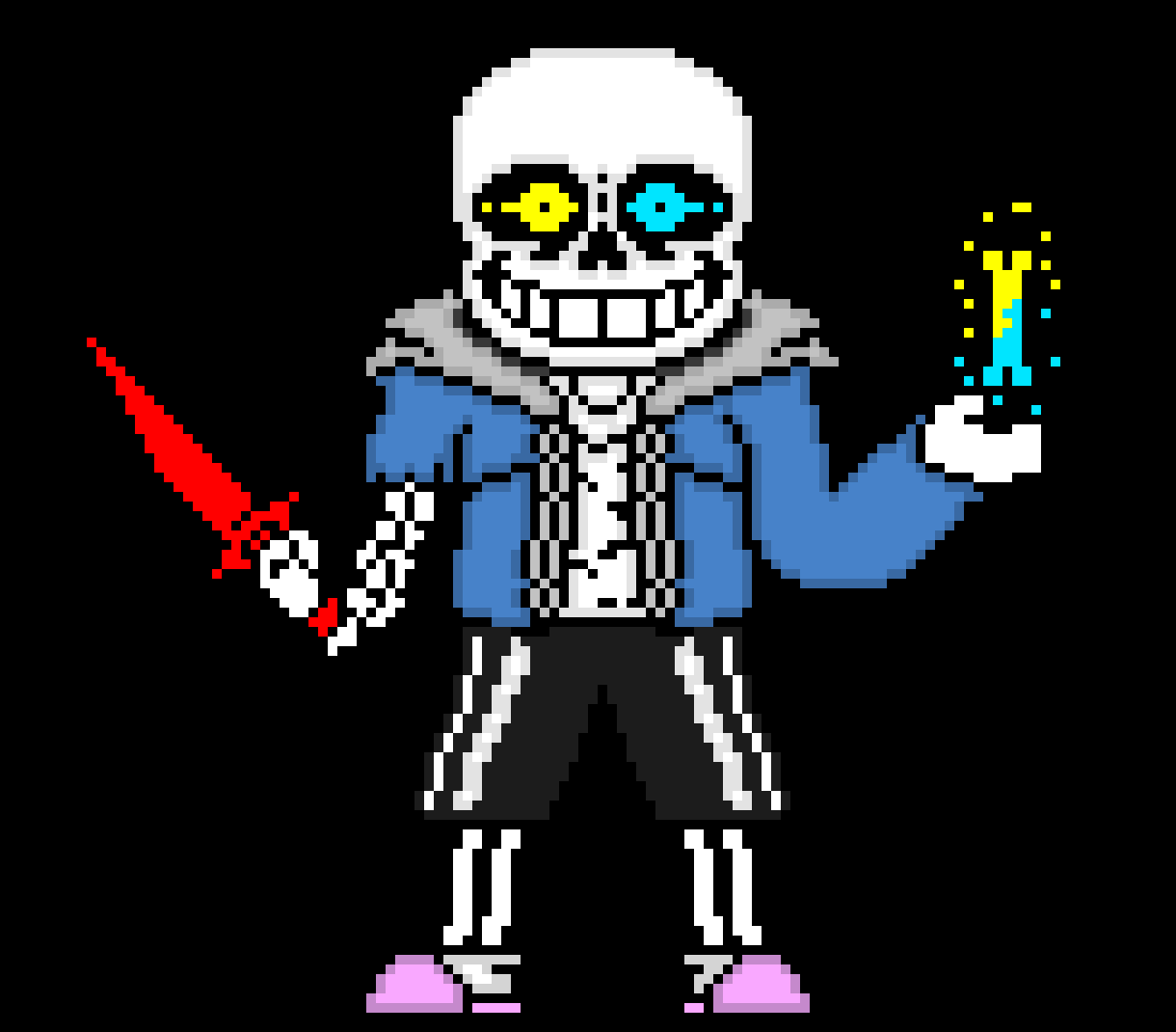 [e8cb42] *barely dodges and grabs the true knife* your in for a bad time!